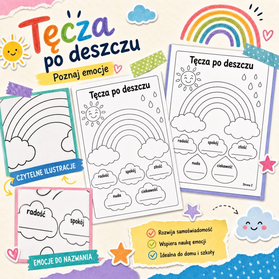 Tęcza po deszczu