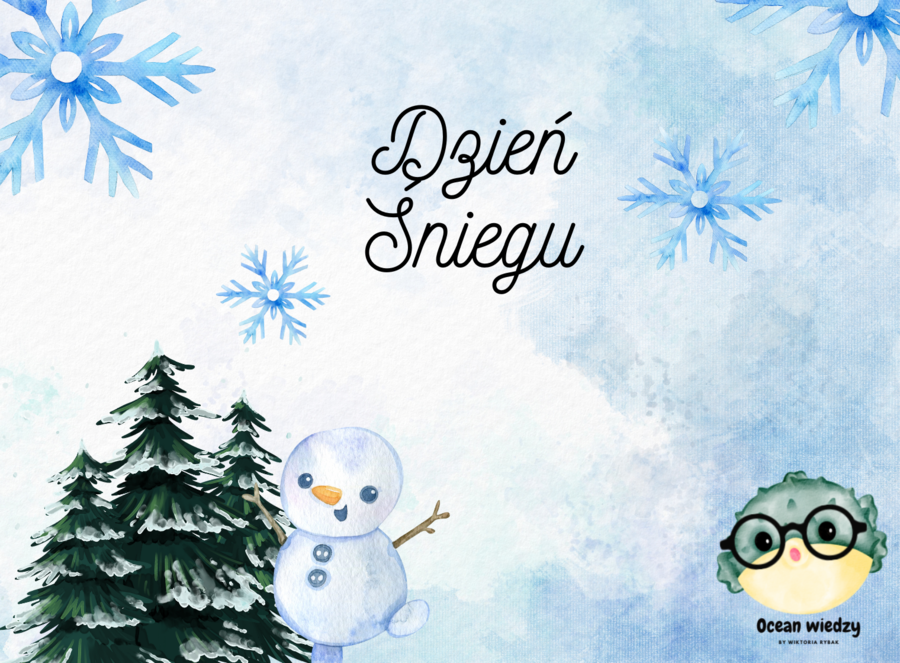 Dzień Śniegu - starszaki - karty pracy