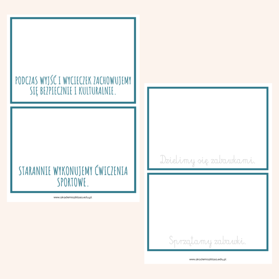 KLASOWY KODEKS ZACHOWANIA/ KLASOWE ZASADY ZACHOWANIA