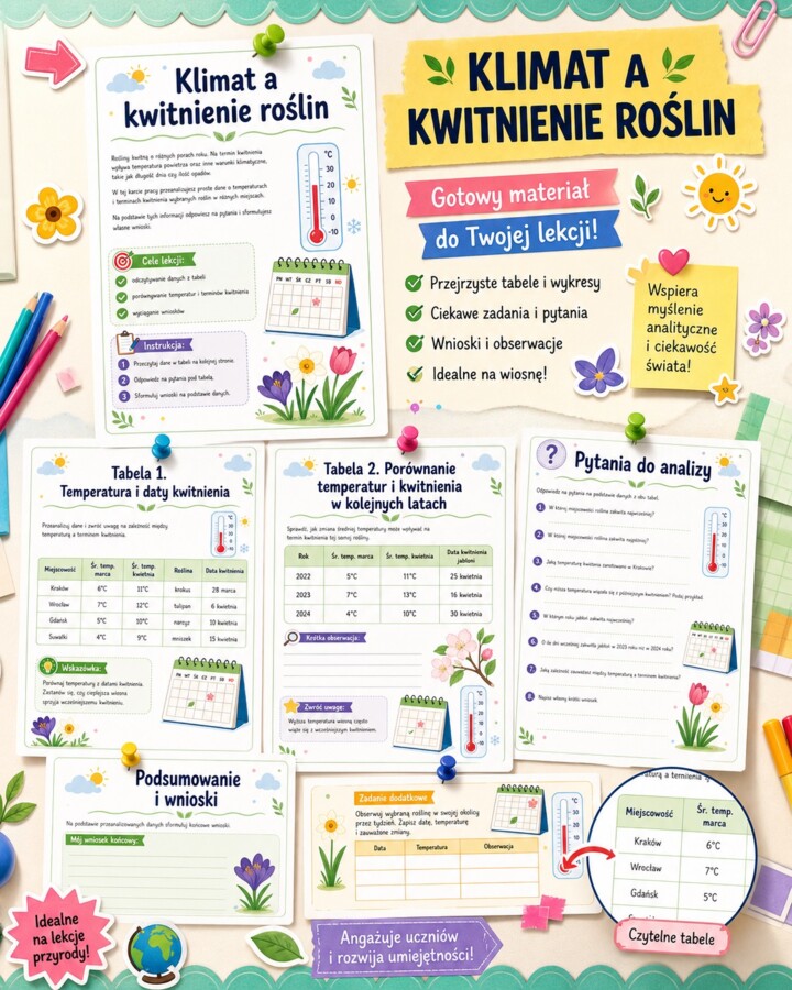Klimat a kwitnienie roślin