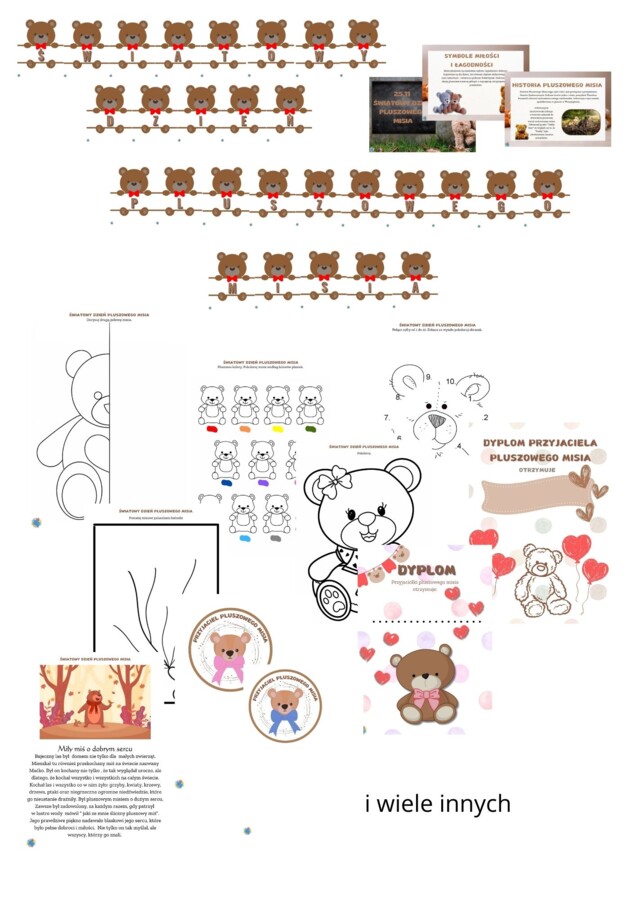 PAKIET MATERIAŁÓW NA LISTOPAD WEDŁUG KALENDARZA ŚWIĄT I DNI NIETYPOWYCH.