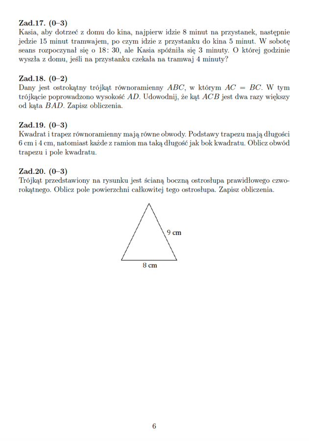 Arkusz E8 nr 2 z matematyki