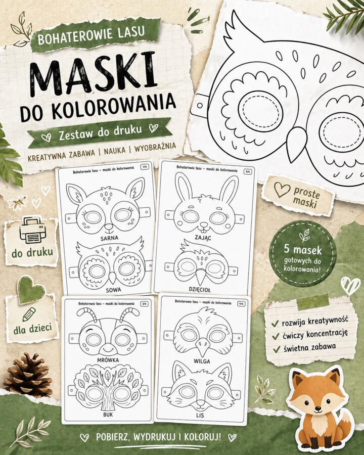 Maski. Bohaterowie lasu