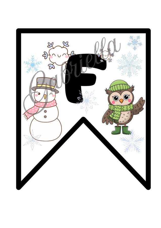 Ferie zimowe girlanda