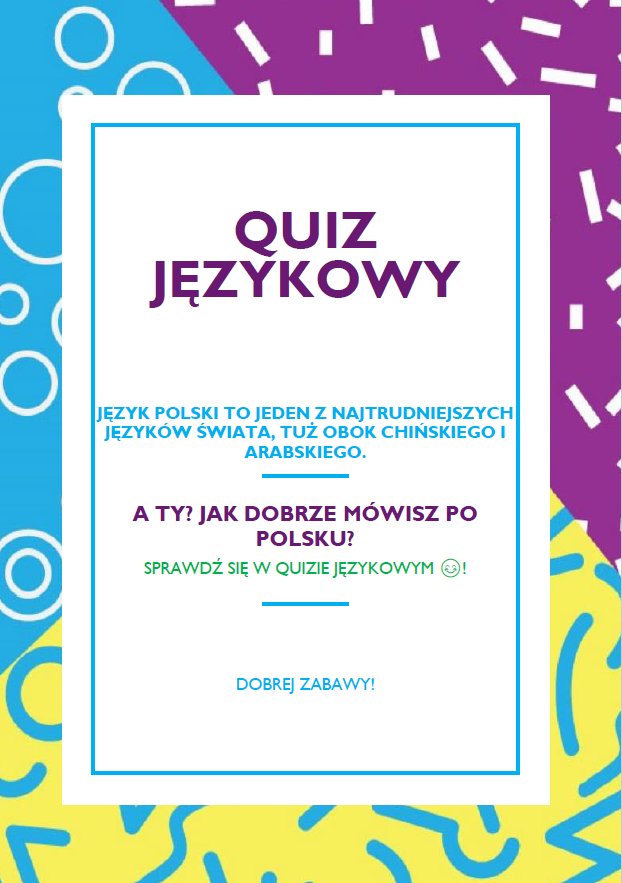 Quiz poprawności językowej
