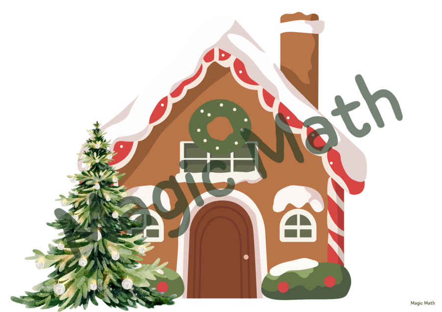 OLBRZYMI ZESTAW Dekoracji Bożonarodzeniowych do Druku – Domki, Choinki, Napis, Girlanda - na gazetkę - 50 stron!