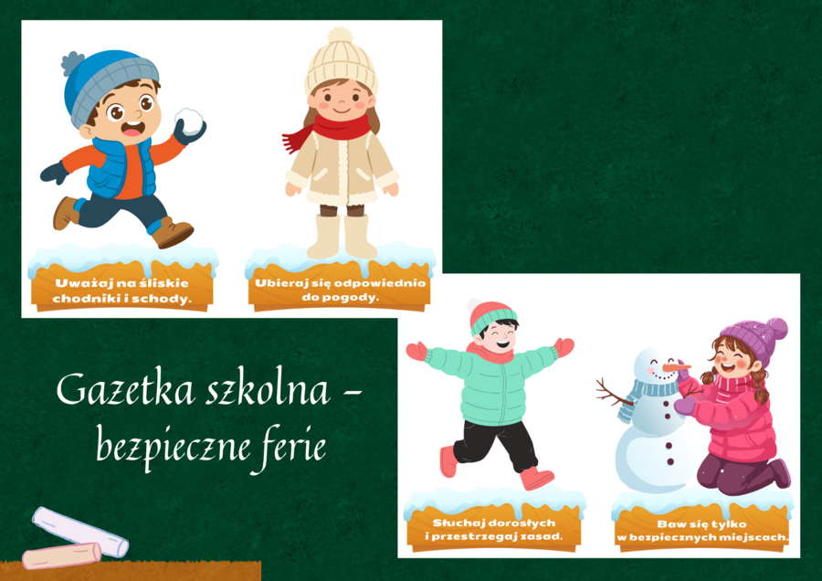 Gazetka szkolna - zestaw kart do gazetki szkolnej