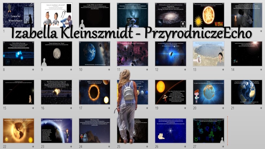 Geograficzna prezentacja w power point do tematu „Wszechświat i Ziemia”. Oblicza geografii I, poziom podstawowy, dla liceum ogólnokształcącego i technikum. Geografia I, dział „Ziemia we Wszechświecie”