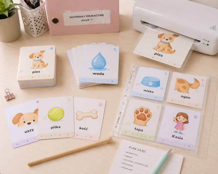 Miska, smycz, legowisko – pierwsze słowa o piesku