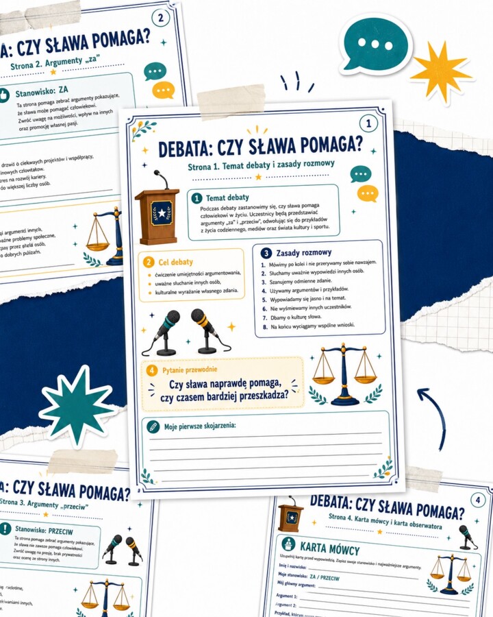 Debata. Czy sława pomaga?