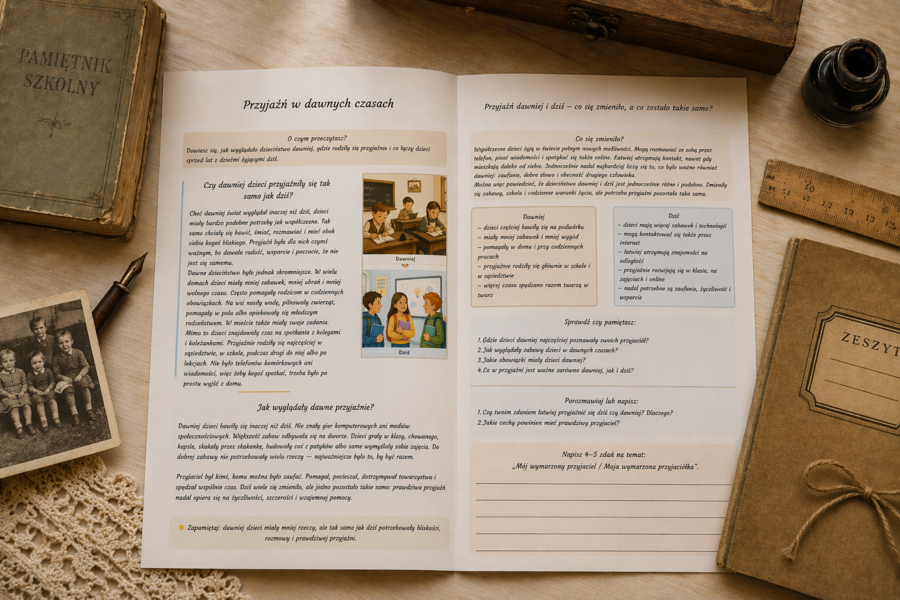 Przyjaźń w dawnych czasach