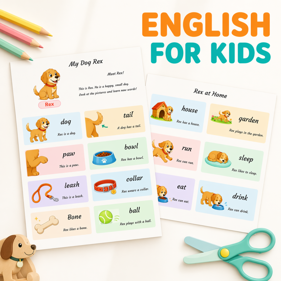 My Dog Rex – picture dictionary