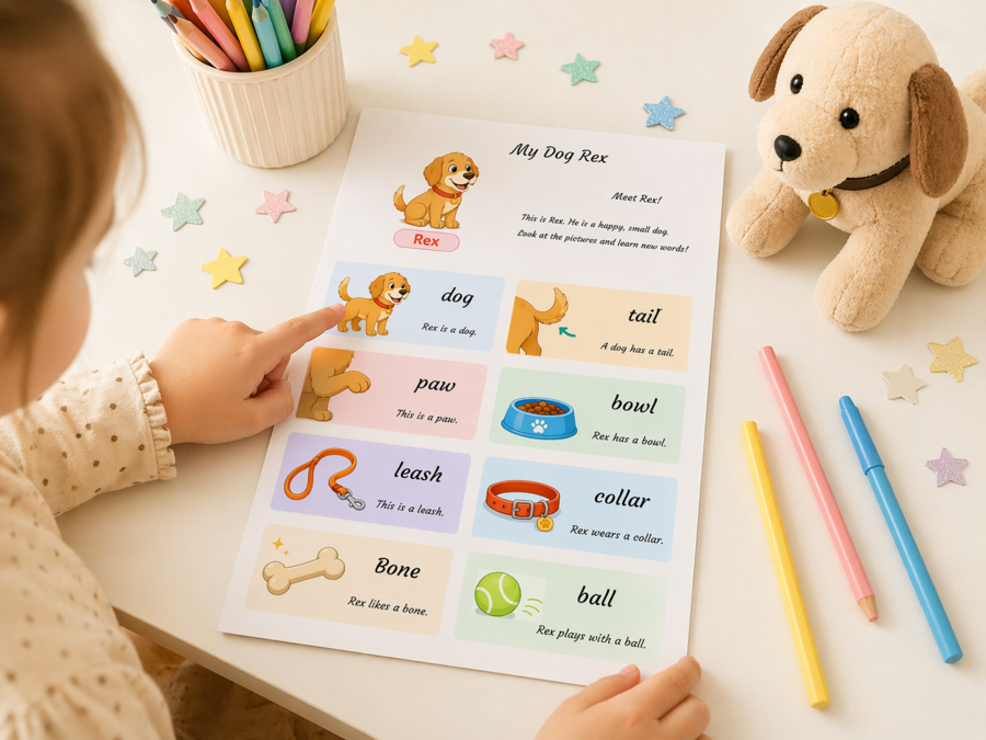 My Dog Rex – picture dictionary