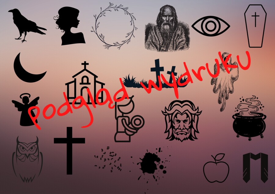 Plansza skojarzeniowa - "Dziady cz. II".