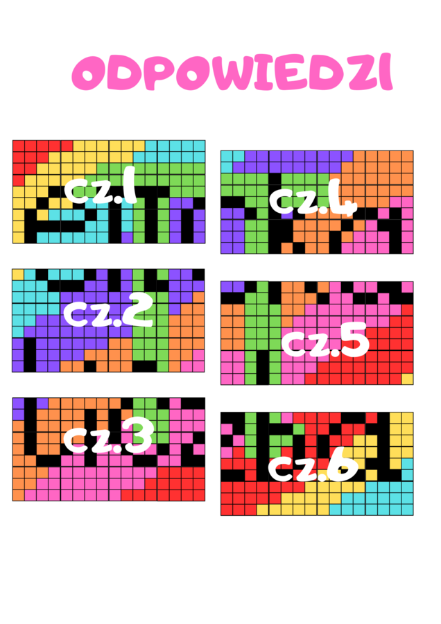 Dzień Liczby Pi - kolorowanka XXl. Klasy 7-8