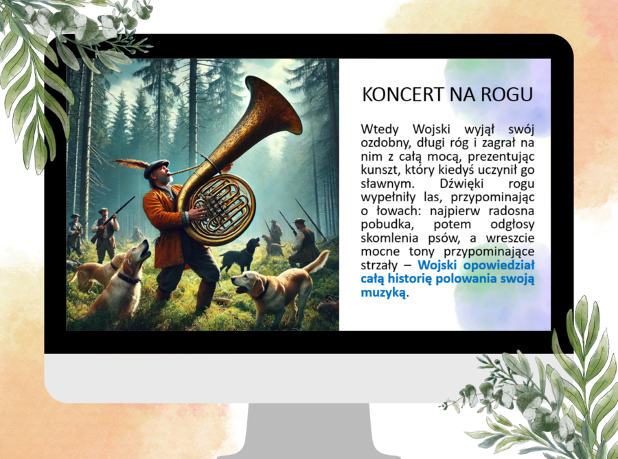 Prezentacja - księga IV "Pan Tadeusz" Adam Mickiewicz, romantyzm, egzamin ósmoklasisty, dyplomatyka i łowy