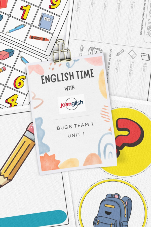 School Items. Bugs Team1. Unit1.