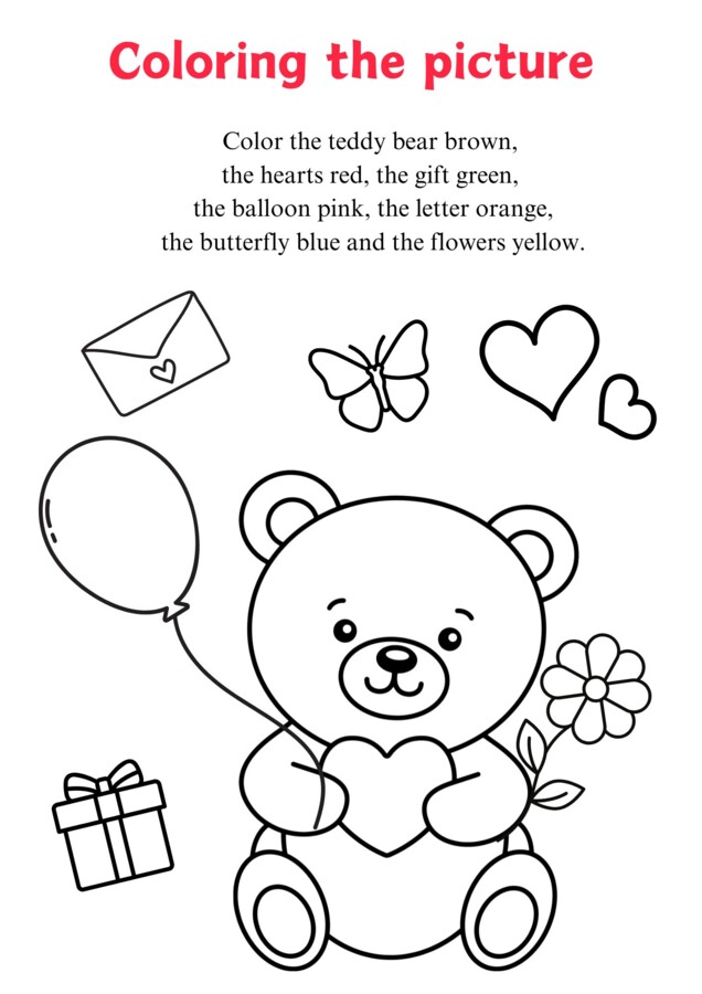 VALENTINE'S DAY dekoracja na gazetkę, informacja o walentynkach po angielsku, plakaty z cytatami, karty pracy