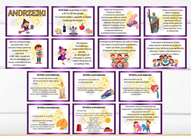 Andrzejki - Gazetka