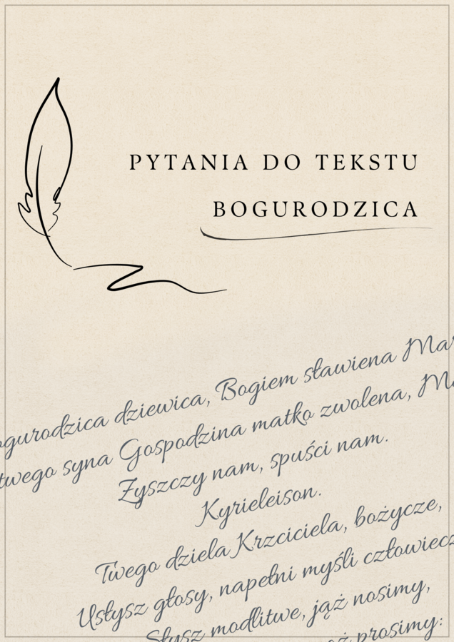 Bogurodzica - pytania i odpowiedzi