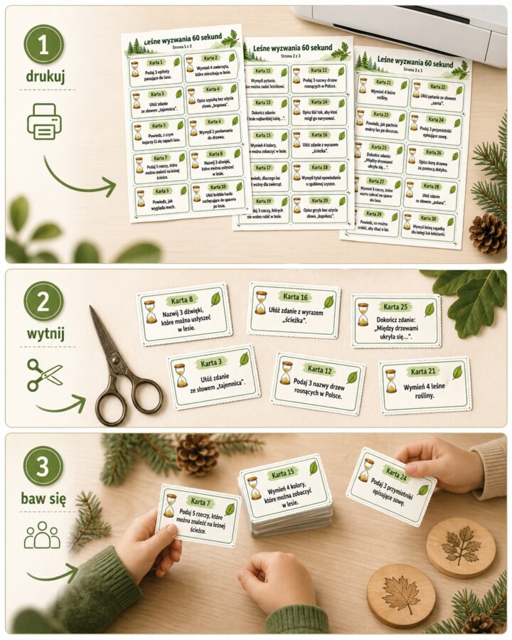 Leśne wyzwania "60 sekund"