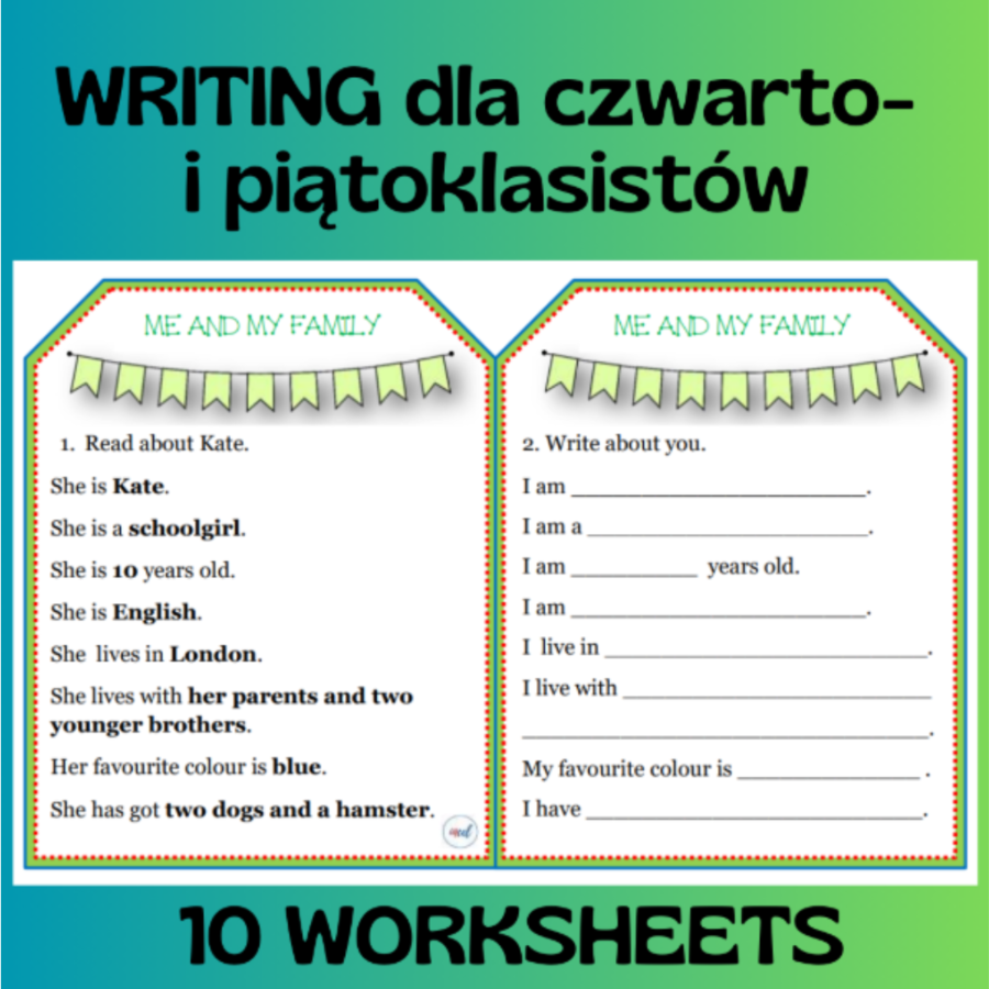 WRITING dla czwarto- i piątoklasistów