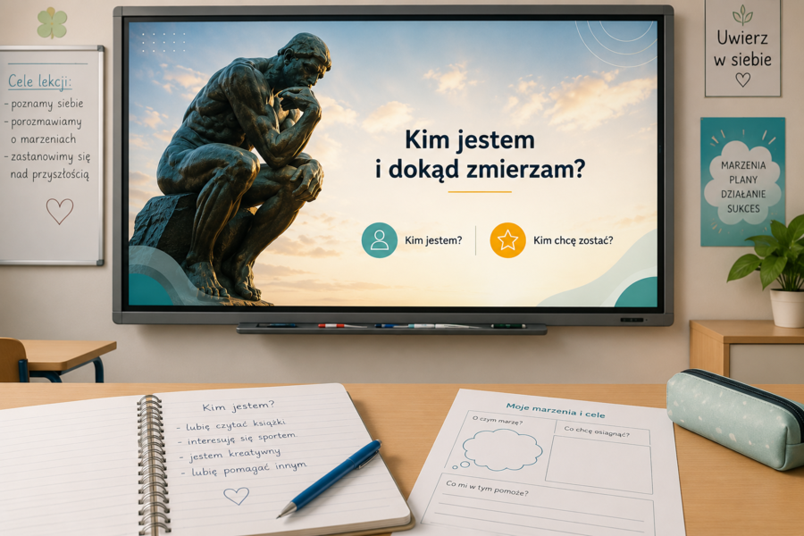 Kim jestem i dokąd zmierzam? Prezentacja. Lekcja języka polskiego. Klasa 7.