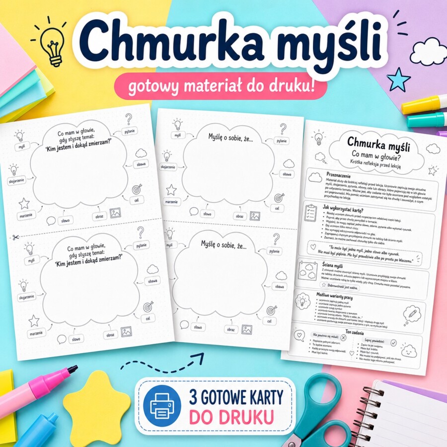 Chmurka myśli. Co mam w głowie?