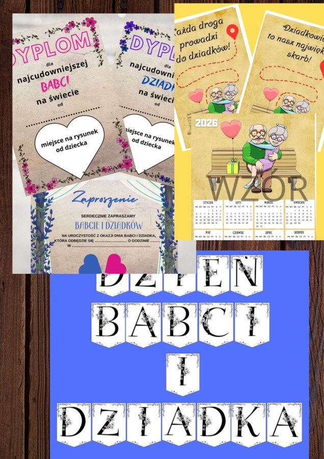 Pakiet na Dzień Babci i Dziadka - 50% ceny
