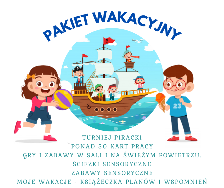 Pakiet wakacyjny - Turniej Piracki - pomysły na zabawy na Dzień Dziecka