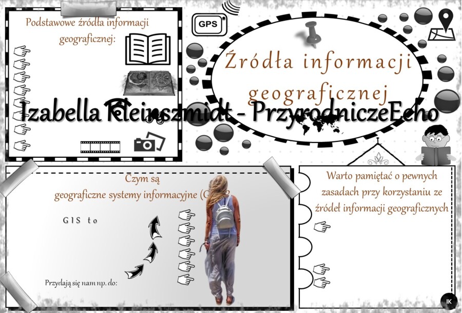 Karta pracy „Źródła informacji geograficznej” wykonana w power point do edycji. Oblicza geografii I, poziom podstawowy, dla liceum ogólnokształcącego i technikum. Geografia I