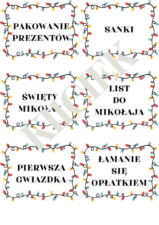 🎄 Zestaw Gier Świątecznych – Idealny na Godzinę Wychowawczą i Świąteczne Spotkania! 🎅