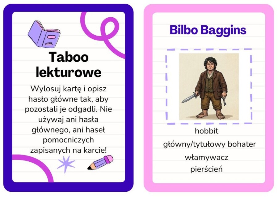 Taboo lekturowe - ,,Hobbit, czyli tam i z powrotem''
