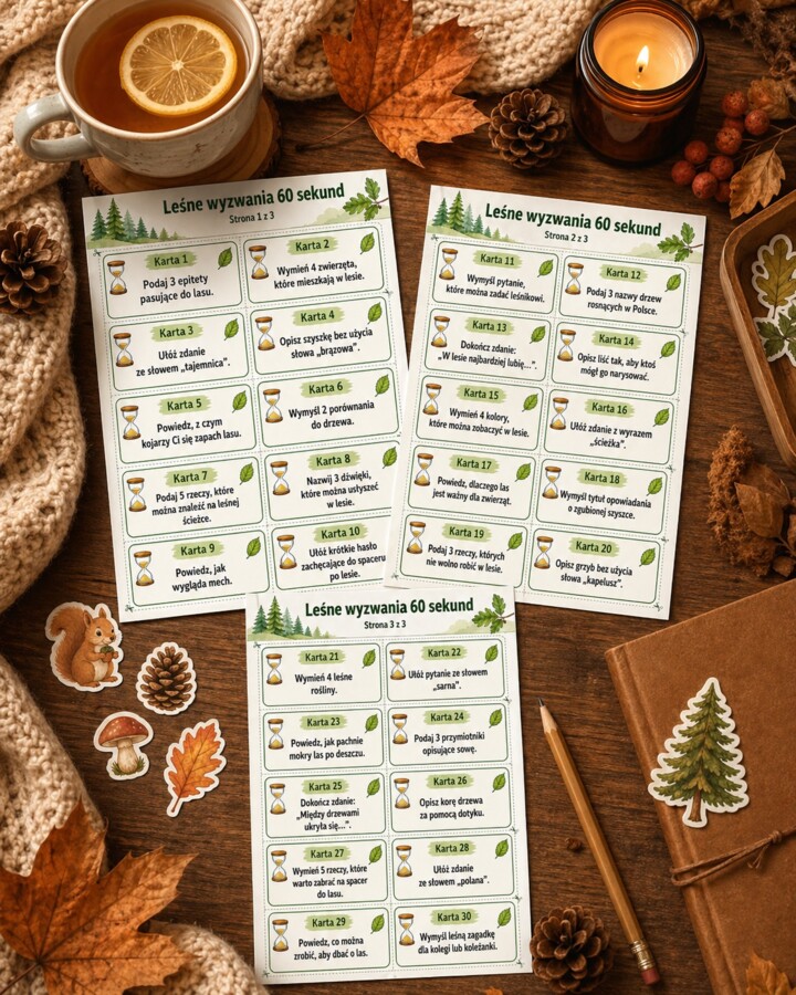 Leśne wyzwania "60 sekund"