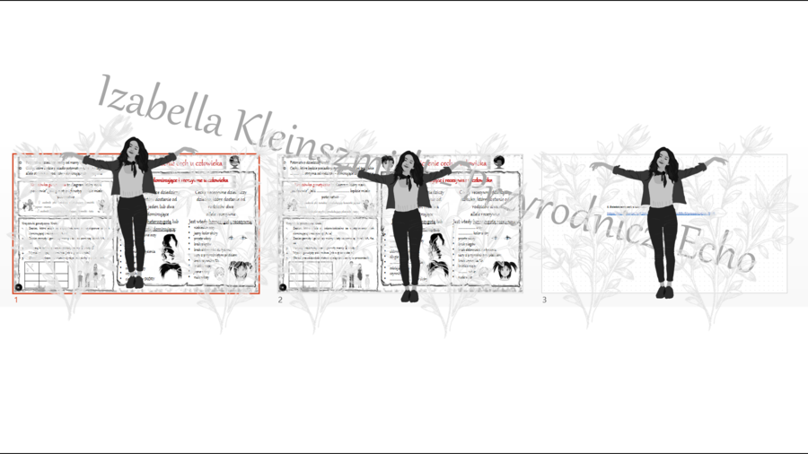 Minizestaw na temat „Dziedziczenie cech u człowieka” – sketchnotka + karta pracy w power point + gratisowy link do prezentacji multimedialnej niekomercyjnej wykonanej w genial.ly do indywidualnego pobrania i użycia do celów niekomercyjnych. Biologia 8, „