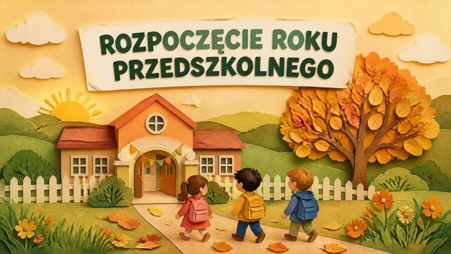 Rozpoczęcie roku przedszkolnego - gazetka lub prezentacja o adaptacji i rozwoju dziecka