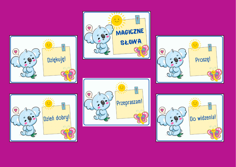 MAGICZNE SŁOWA - gazetka - wersja 2