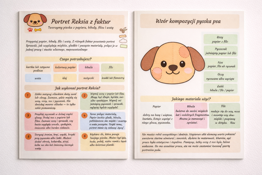 Portret Reksia z faktur