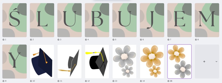 ŚLUBUJEMY - girlanda na ślubowanie klas 1