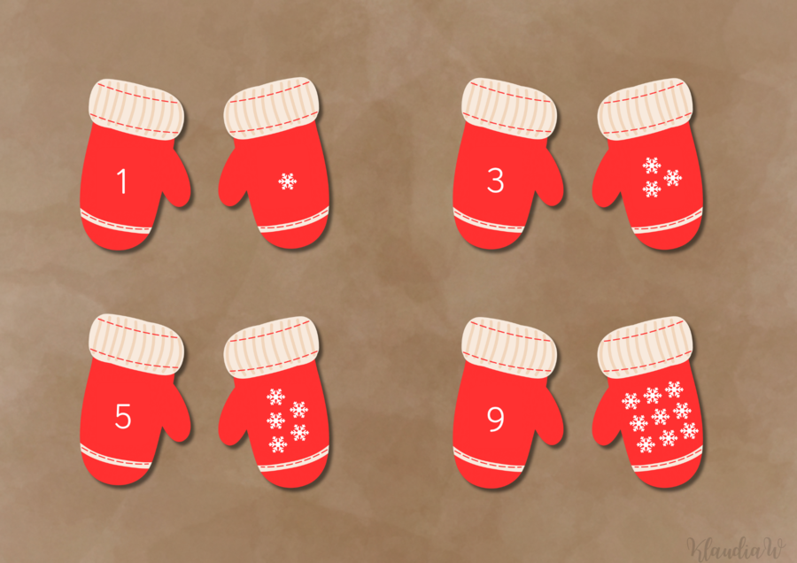 Rękawiczki – liczenie i działania matematyczne w zakresie do 10