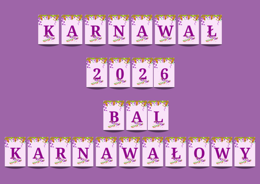KARNAWAŁ 2026-BAL KARNAWAŁOWY wzór 4