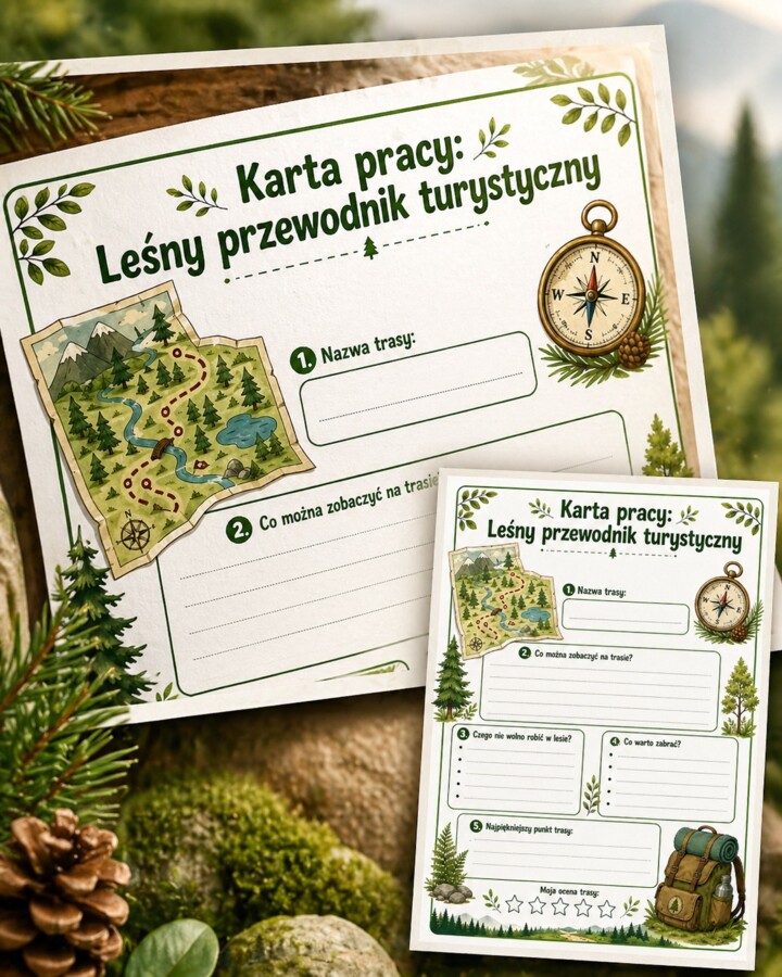 Leśny przewodnik turystyczny