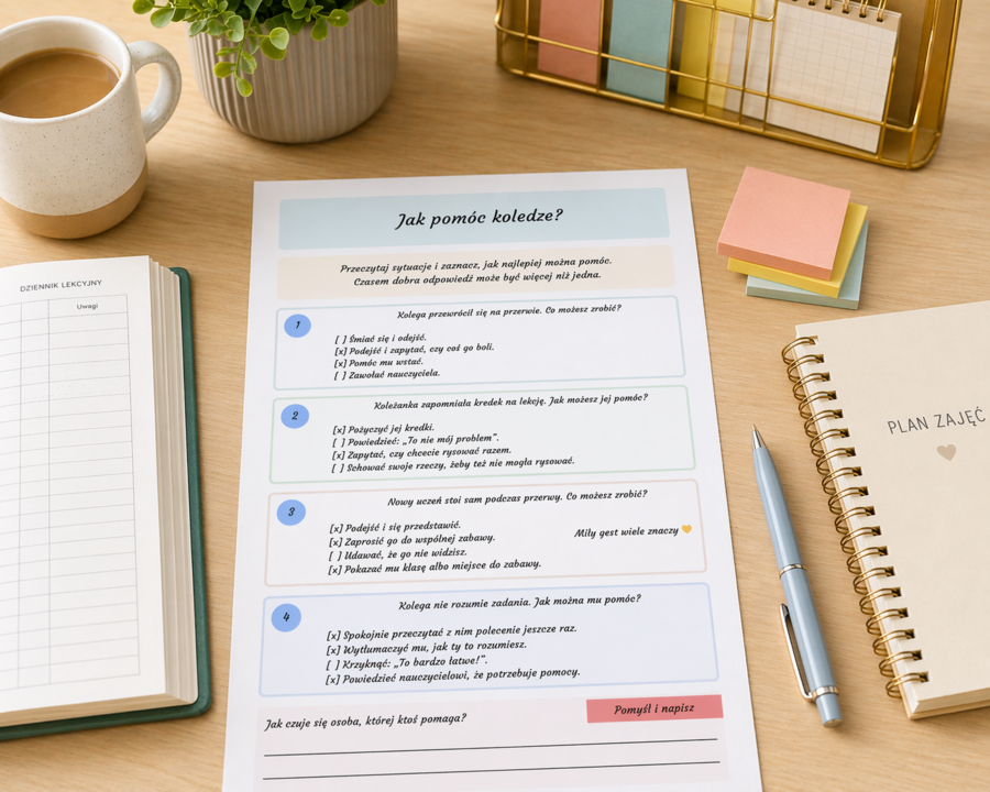 Jak pomóc koledze?