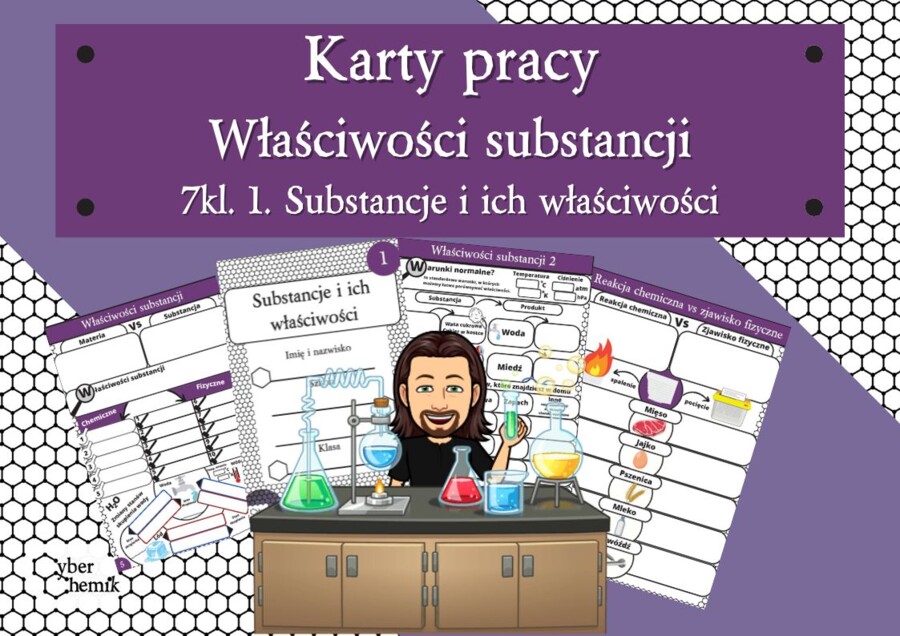 Karty pracy- Klasa 7. Chemia – Właściwości substancji​