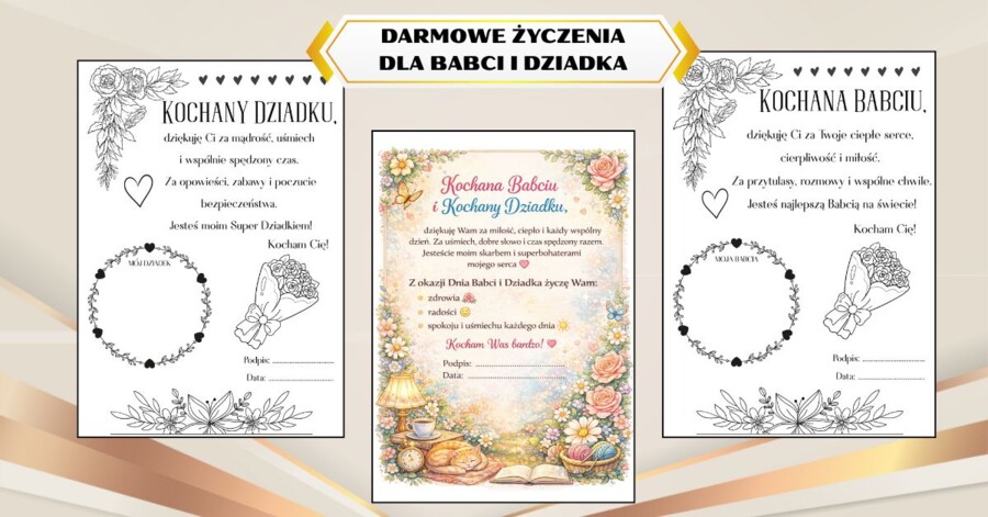 Darmowe życzenia na Dzień Babci i Dziadka