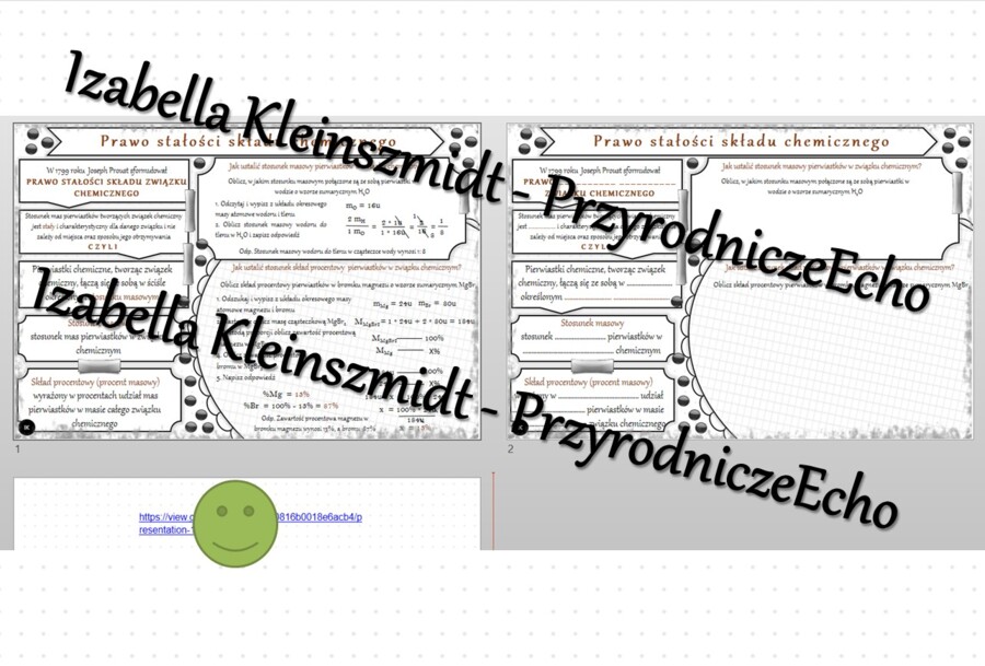 Minizestaw na temat „Prawo stałości składu związku chemicznego” – sketchnotka + karta pracy w power point + gratisowy link do prezentacji multimedialnej niekomercyjnej wykonanej w genial.ly do indywidualnego pobrania i użycia do celów niekomercyjnych. Ch
