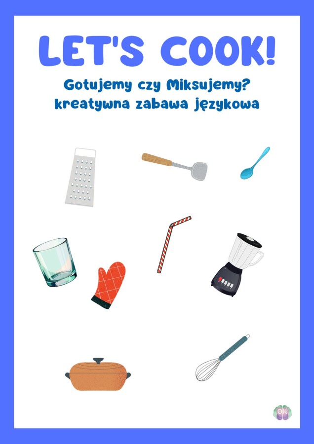 🥣🥤 Gotujemy czy Miksujemy? – kreatywna zabawa językowa i sensoryczna