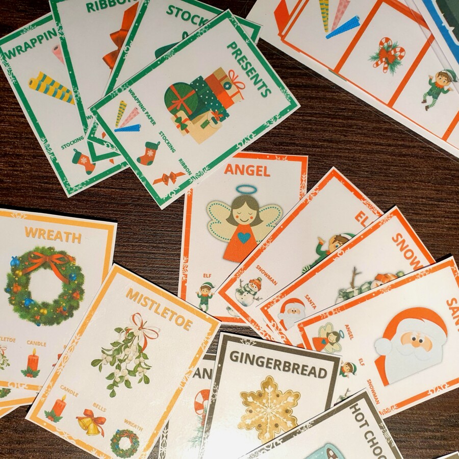 Zestaw Bożonarodzeniowy - gry do nauki angielskich słówek