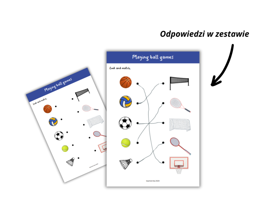Sports Day, Olympic Games for preschoolers - karty pracy dla przedszkolaka, dzień sportu, igrzyska olimpijskie, sudoku, I spy, karty obrazkowe, flashcards, język angielski