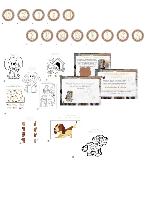 PAKIET MATERIAŁÓW NA PAŹDZIERNIK WEDŁUG KALENDARZA ŚWIĄT I DNI NIETYPOWYCH.